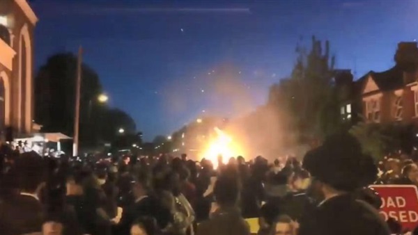 انفجار شمالي لندن في احتفال يهودي