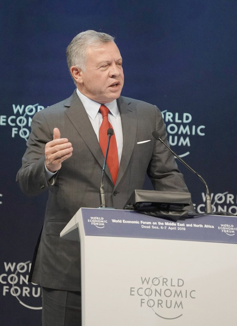 الملك في كلمته بافتتاح المنتدى الاقتصادي العالمي: مواردنا البشرية هي المصدر الأهم لقوة الأردن