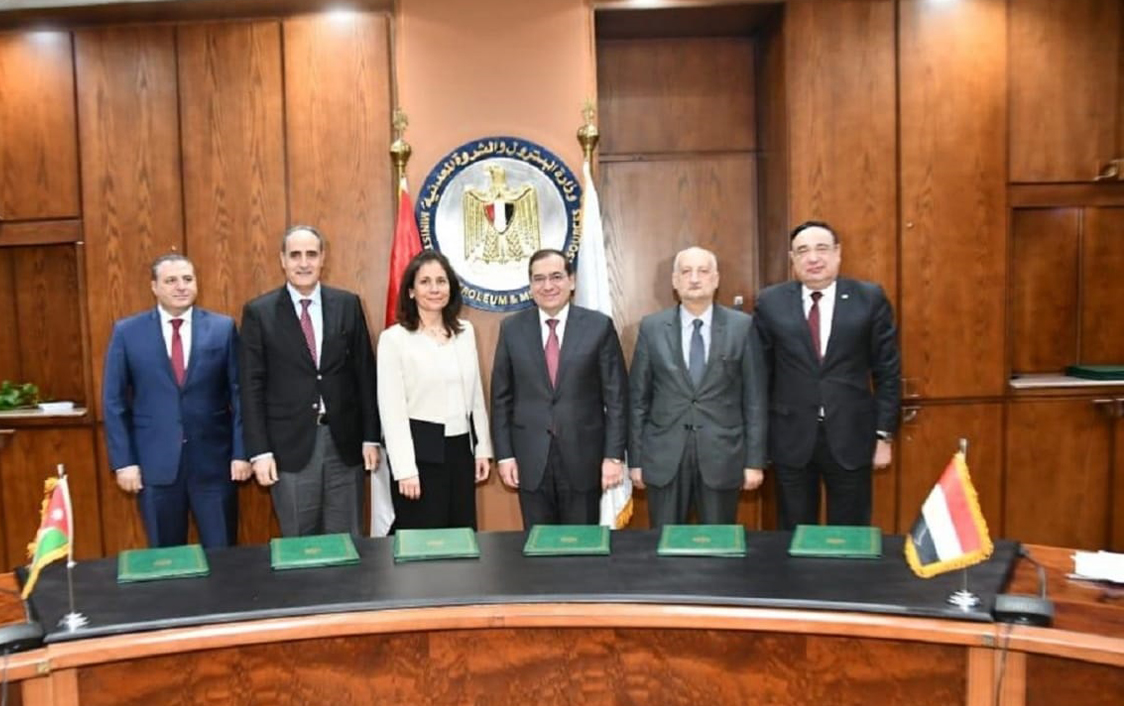 الأردن ومصر يوقعان اتفاقيات تزويد المملكة بالغاز الطبيعي لعام 2019