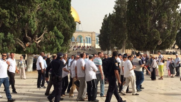 أكثر من 150 مستوطناً متطرفاً يقتحمون المسجد الأقصى المبارك