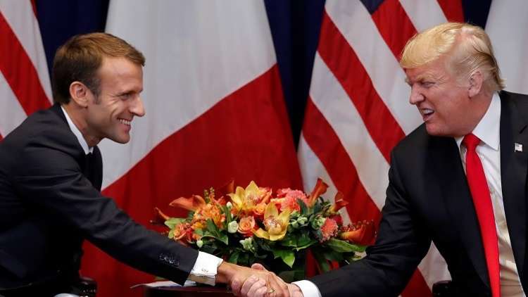 ترامب يبحث مع ماكرون مقتل خاشقجي والوضع في سوريا ومعاهدة الصواريخ