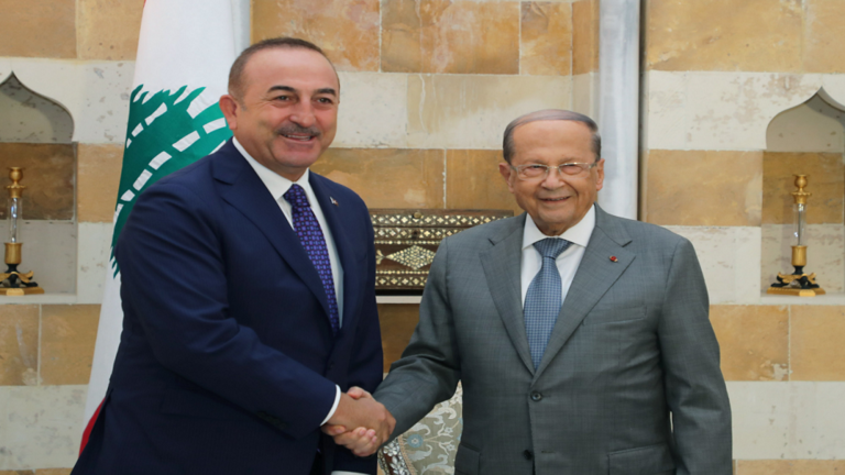 الغاز واللاجئون عل جدول أعمال تشاووش أوغلو في لبنان