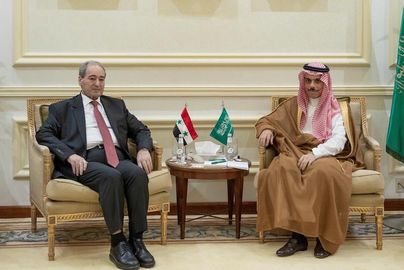وزير الخارجية السعودي يصل إلى دمشق في زيارة رسمية
