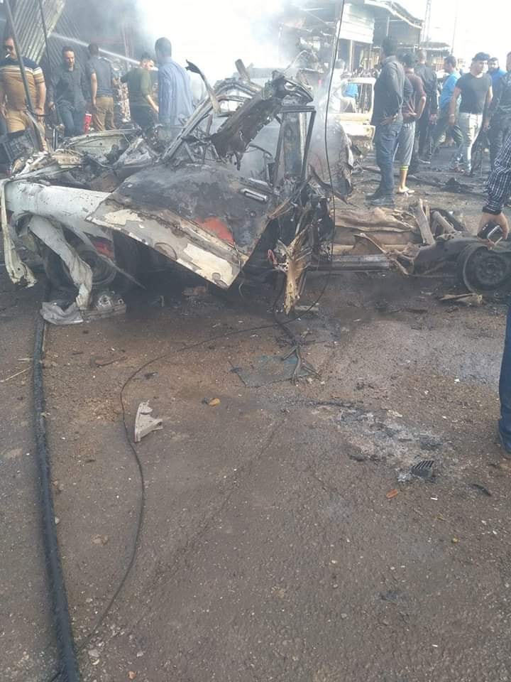 قتلى وجرحى بانفجار سيارة مفخخة داخل سوق شعبي في الموصل