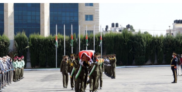 تشييع جثمان أمين سر اللجنة التنفيذية لمنظمة التحرير الفلسطينية صائب عريقات