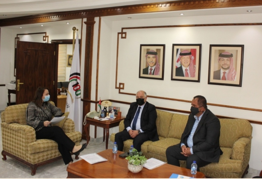 وزيرة الصناعة والتجارة تلتقي ممثلي الاتحاد الأردني لشركات التأمين