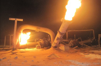 تفجير خط الغاز المصري المؤدي إلى الأردن