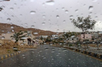 أمطار خفيفة في شمال المملكة