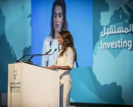 الملكة رانيا: اللاجئون أعظم الكوارث وصفعة على وجه إنسانيتنا