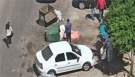 مصري يقطع جثة زوجته ويرميها في القمامة