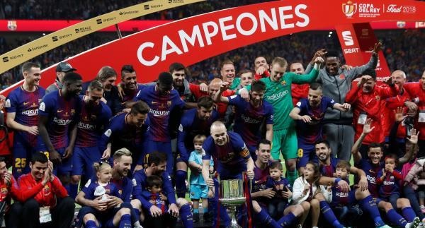 برشلونة يعتلي عرش إسبانيا بانتصار 5 نجوم