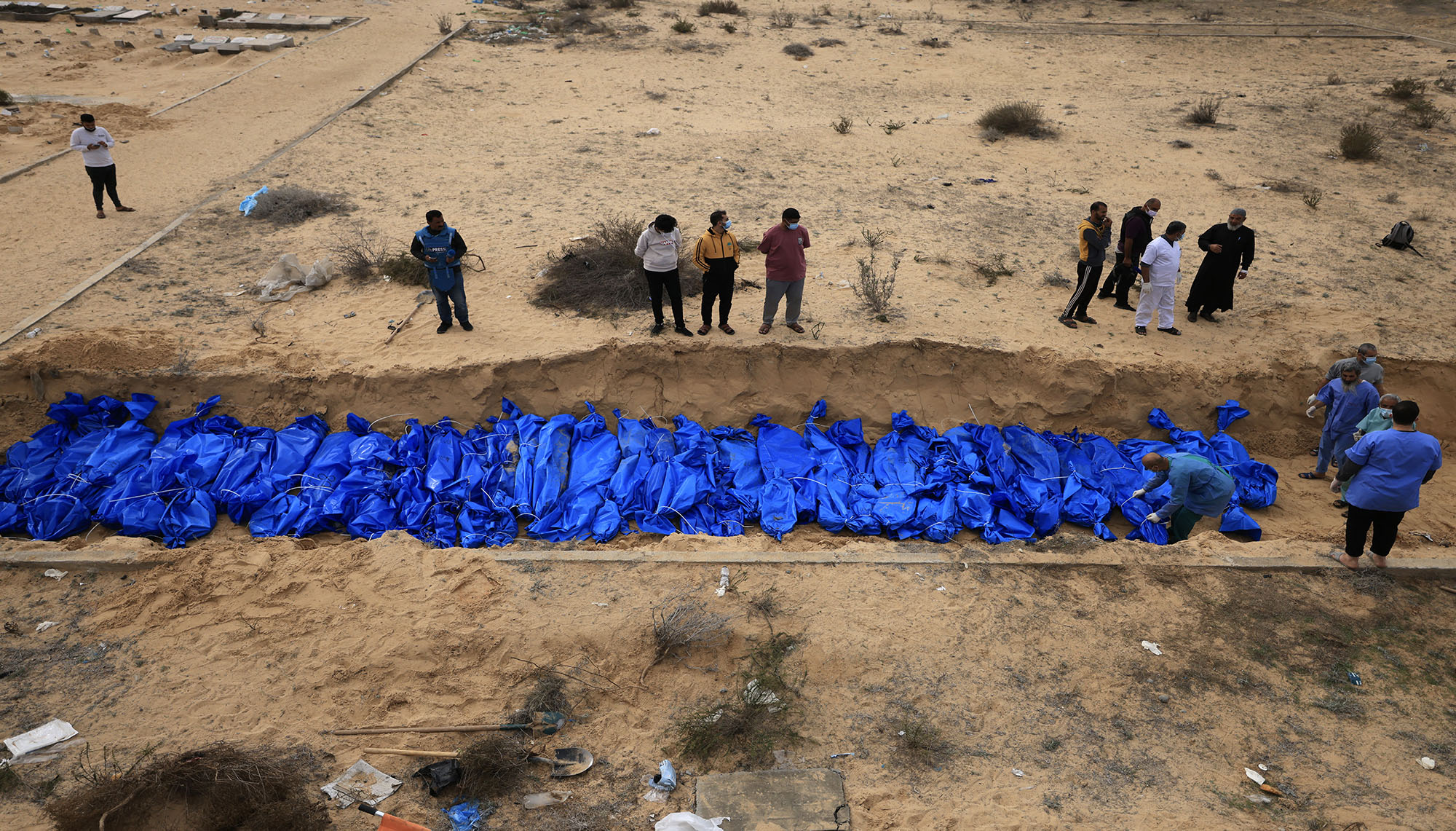 منظمة: قطاع غزة أصبح مقبرة جماعية للفلسطينيين ومن يساعدونهم