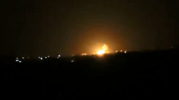 طيران الاحتلال الإسرائيلي يشن غارات جديدة على مواقع للجيش السوري