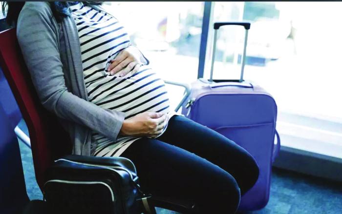 أخطر شهور الحمل في السفر