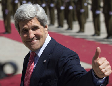 كيري طلب من الاردن الاعتراف بيهودية اسرائيل