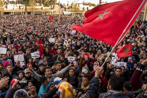 180 مصاباً في مواجهات بين الأمن ومتظاهرين بجرادة المغربية