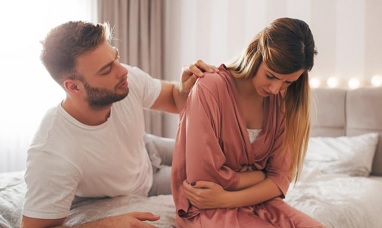 أسباب ألم البطن أثناء العلاقة الزوجية