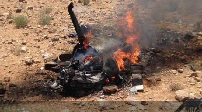 سقوط طائرة أردنية بدون طيار شرق مدينة المفرق - فيديو