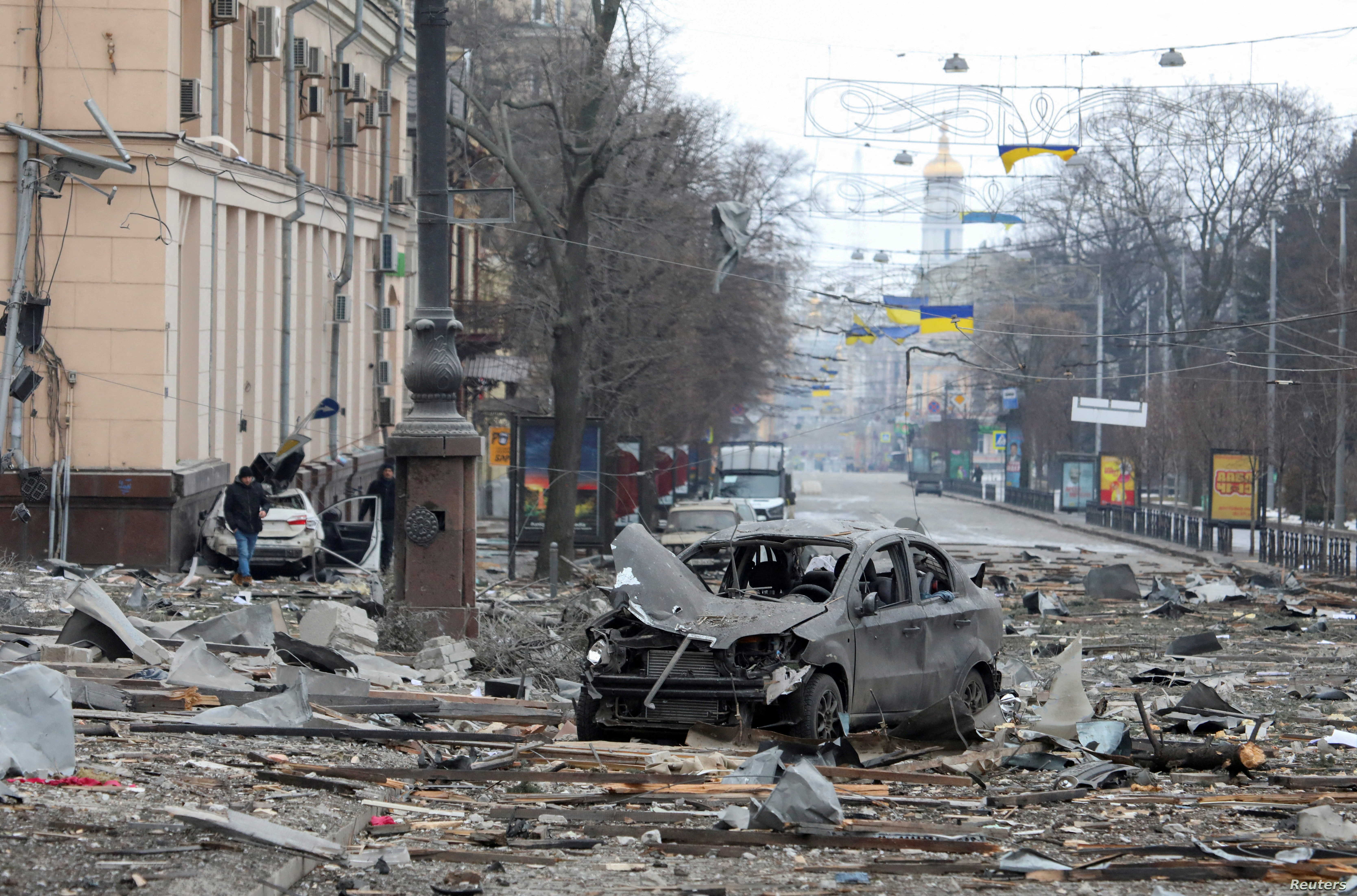 قصف روسي يستهدف خاركيف ومحيطها شمال شرق أوكرانيا