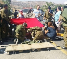 إصابة جندي إسرائيلي بعملية دهس قرب مستوطنة “شيلو” شمال رام الله