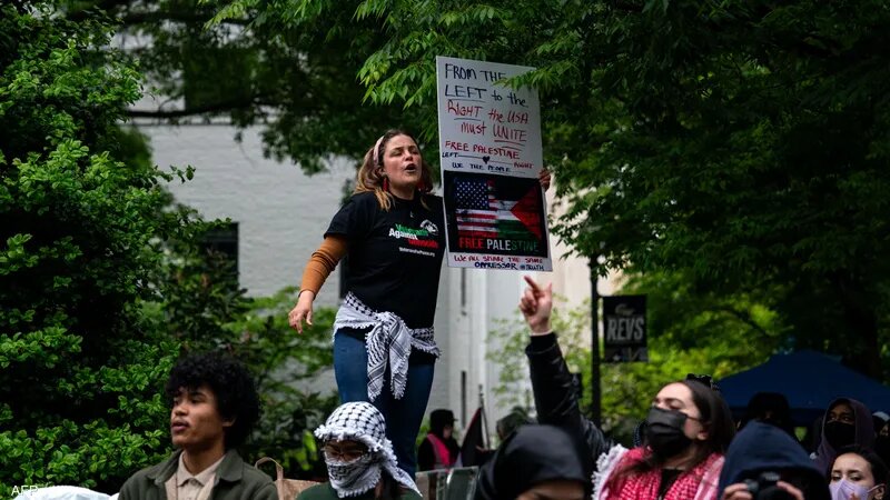 تزايد التظاهرات الطلابية في أمريكا المطالبة بوقف الحرب في غزة