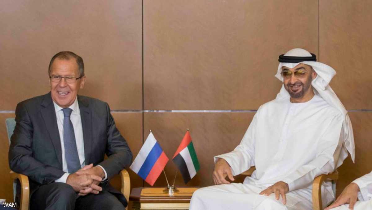 محمد بن زايد يبحث مع لافروف قضايا إقليمية ودولية