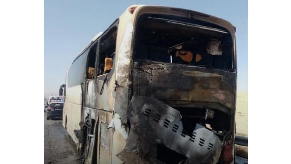 العناية الإلهية تحول دون وقوع كارثة بعد حريق بحافلة تقل 51 راكبا