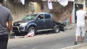 تفجير سيارات تابعة للقسام وسرايا القدس في مدينة غزة ... صور