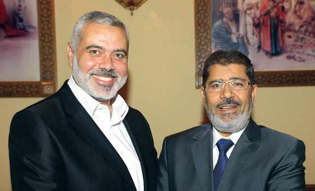 مرسي لــ هنية: لن نسكت على أي عدوان على غزة