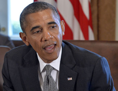 أوباما يؤكد استعداد واشنطن للتحرك ضد سوريافي حال فشلت الدبلوماسية