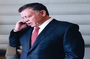 الملك في اتصال هاتفي مع الرئيس المصري يدين الهجمات الإرهابية في سيناء