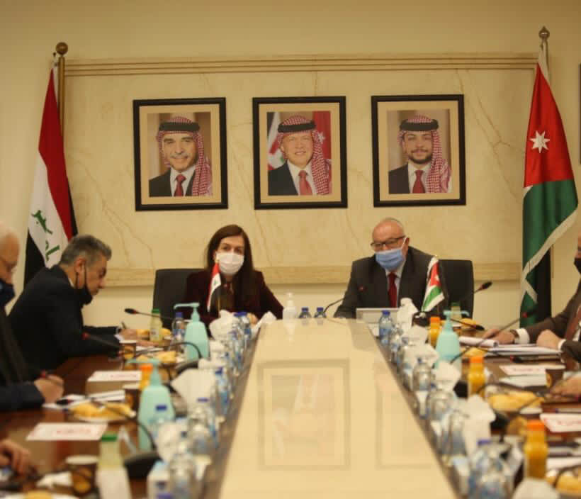 الكسبي يلتقي وزيرة الإعمار والاشغال العراقية