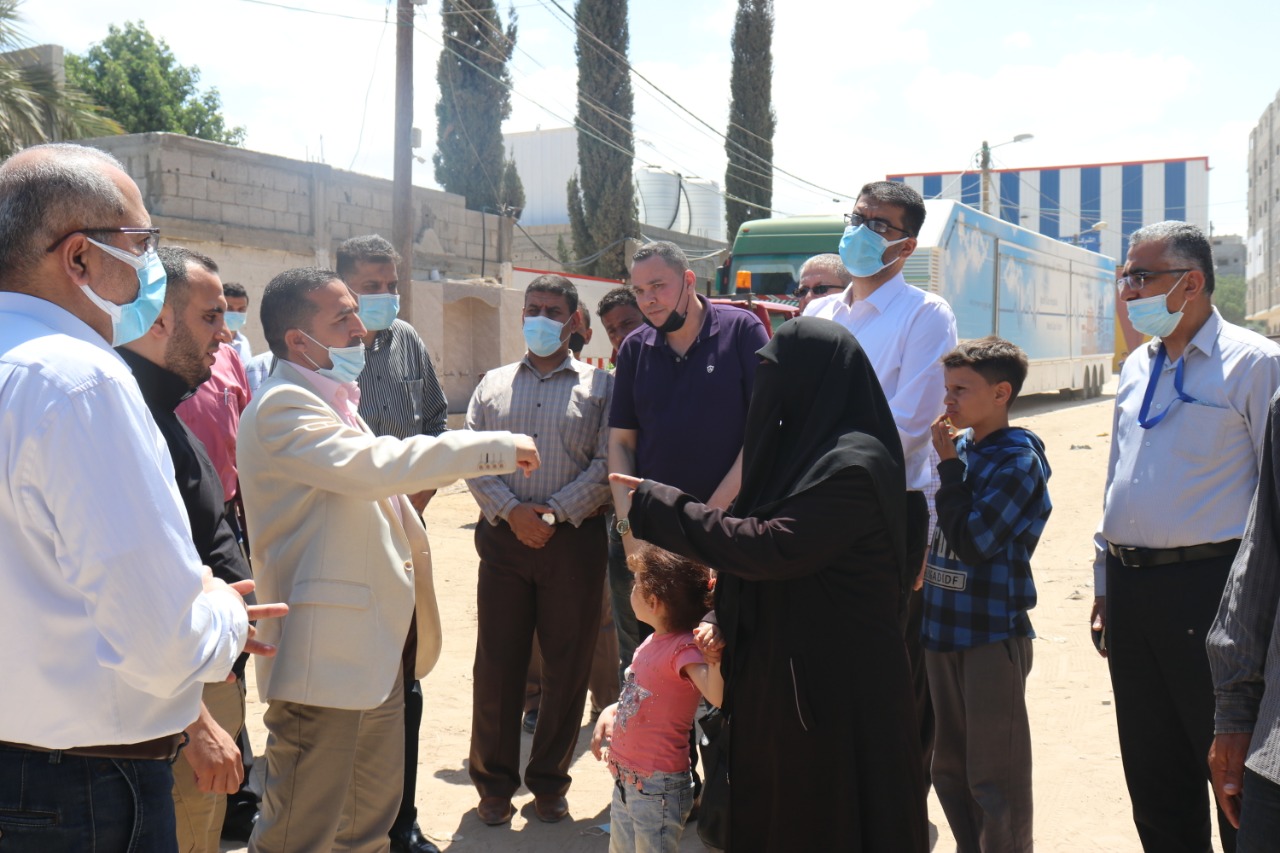 وكيل وزارة الصحة في غزة يزور المستشفى الميداني الأردني غزة