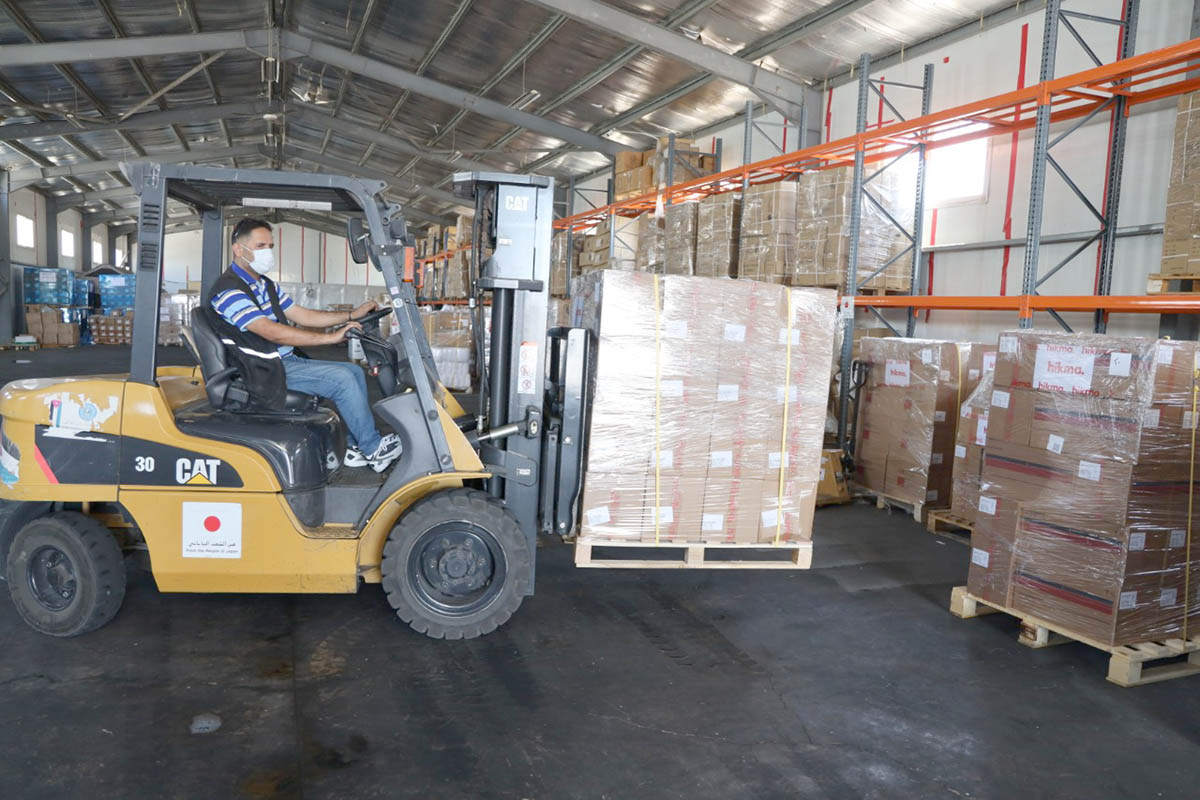 شحنة ثانية من الأدوية والمستلزمات الطبية لمساندة الشعب الفلسطيني