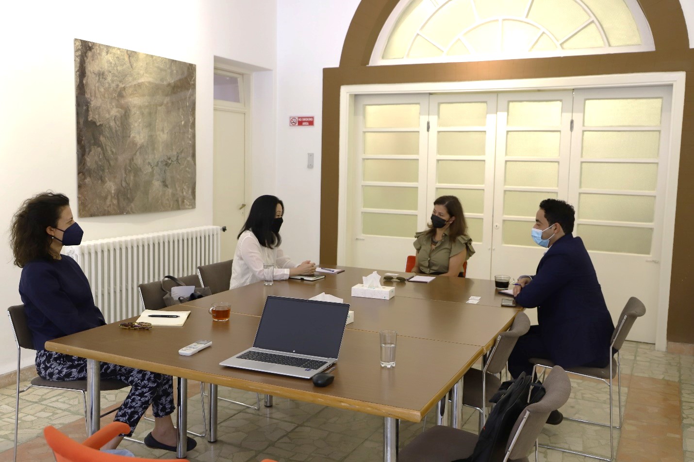 سمو الأميرة دانا فراس تلتقي ممثّلة اليونسكو لدى المملكة