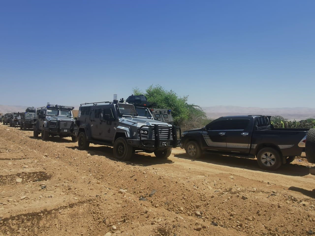 حملة أمنية في الشونة الجنوبية للقبض على الخارجين عن القانون