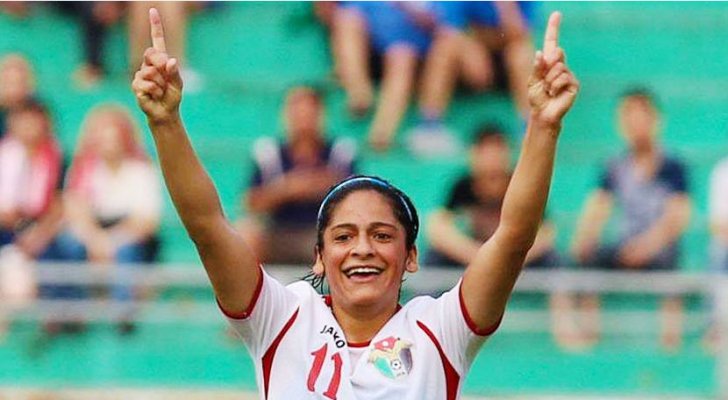 الأردنية جبارة في المركز السابع عالميا في قائمة أبرز الهدافات