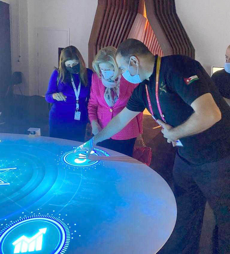 وزيرة الثقافة تزور الجناح الأردني في معرض إكسبو دبي