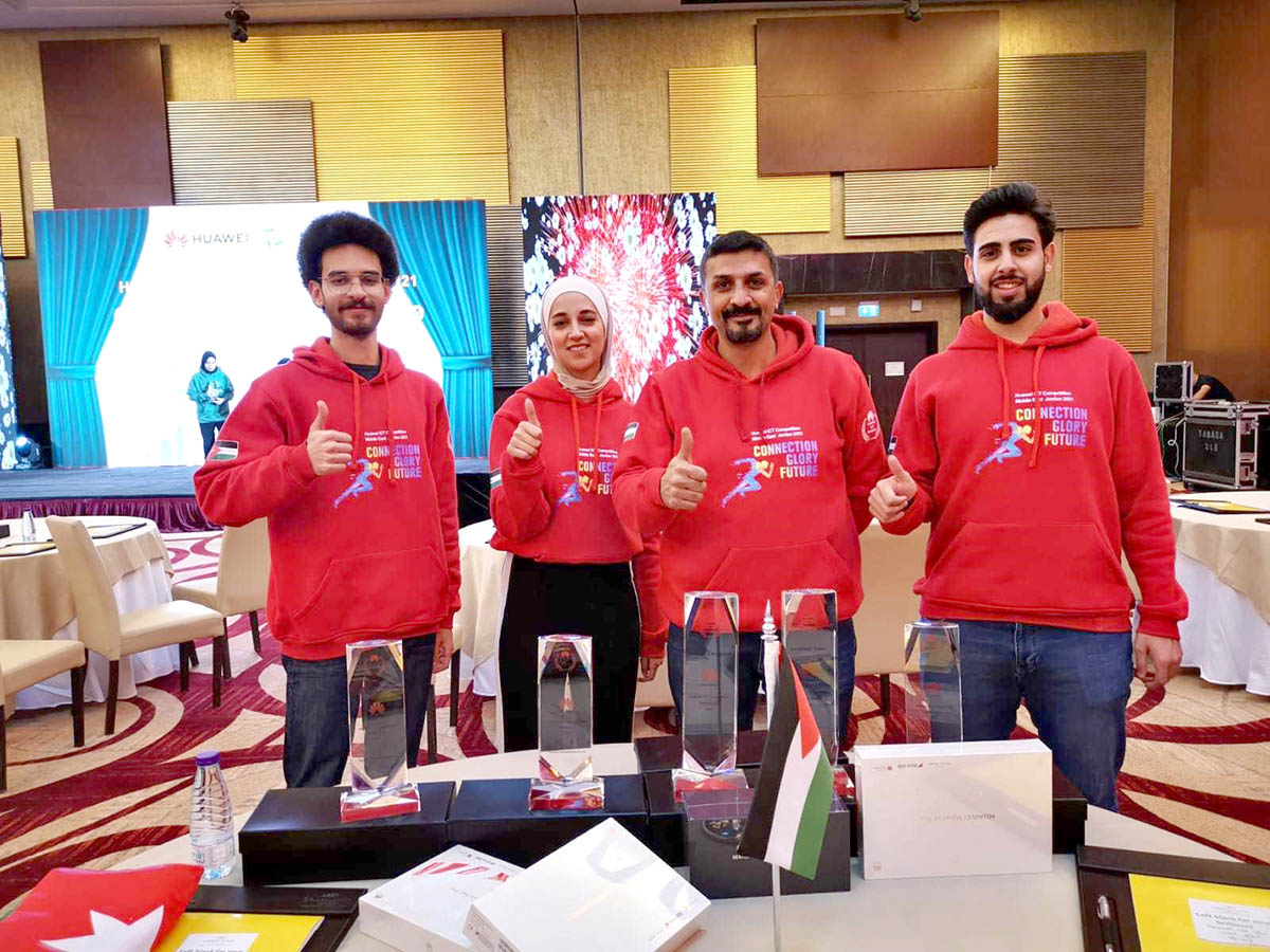 الأردن بالمركز الثالث بمسابقة هواوي لتقنية المعلومات والاتصالات 2021