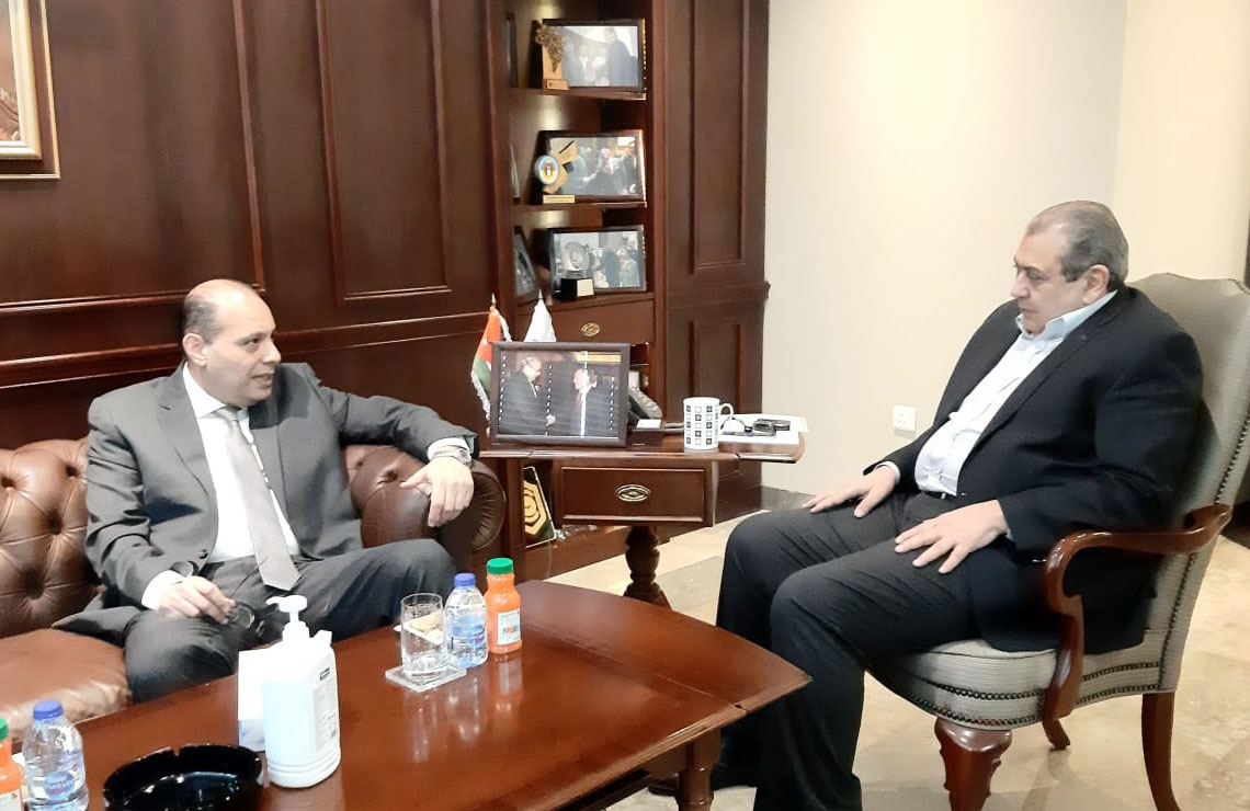 بحث تعزيز علاقات الاردن ومصر الاقتصادية