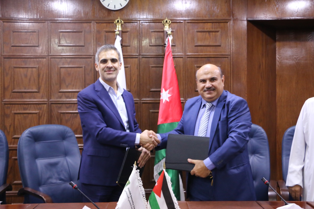 مذكرة تفاهم بين الضمان وملتقى النشامى للجالية الأردنية