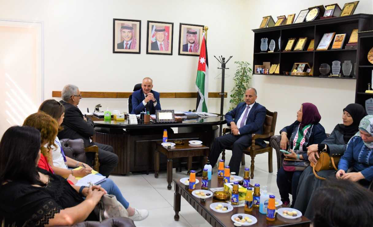 الشلبي يبحث سبل تشبيك العلاقات مع الجمعيات التعاونية الفلسطينية