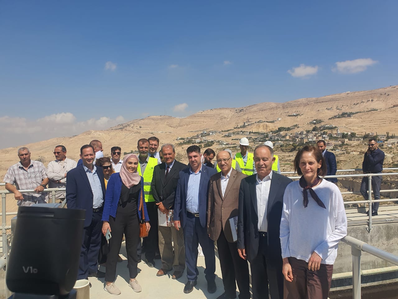 وزير المياه يدشن محطة تنقية الطفيلة الجديدة