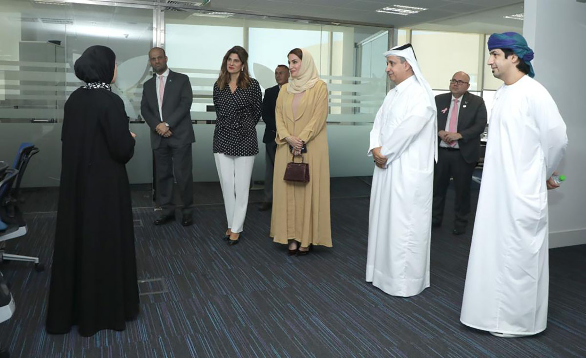 الأميرة دينا مرعد تبحث تعزيز التعاون مع الجمعية القطرية للسرطان