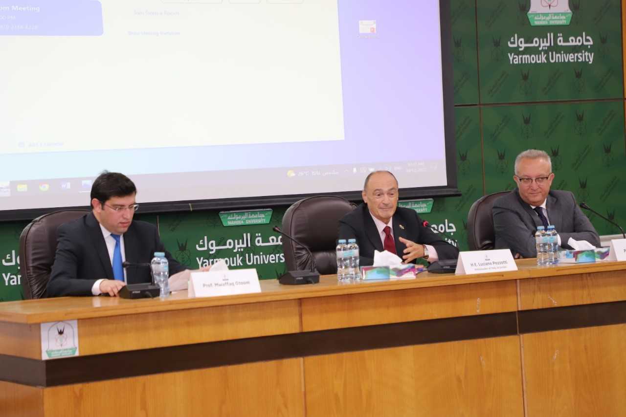 ورشة في اليرموك تناقش الابتكار الصناعي من منظور المجتمع الإيطالي