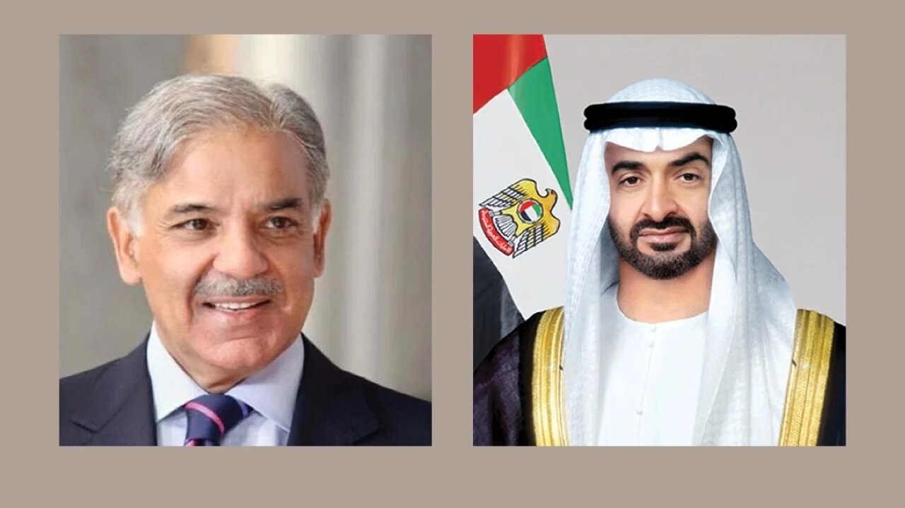 محمد بن زايد يتلقى اتصالا من رئيس وزراء باكستان