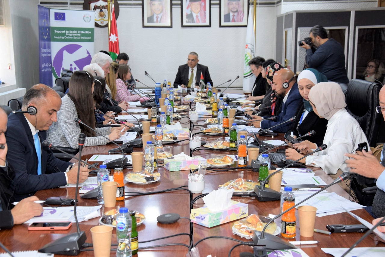 اللجنة التوجيهية لمشروع تعزيز الحماية الاجتماعية تعقد اجتماعها السادس