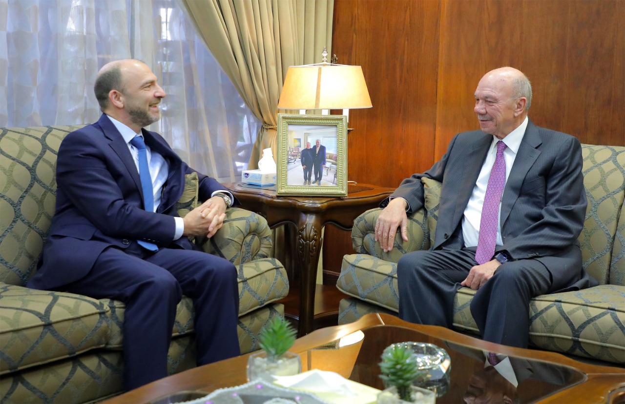 رئيس مجلس الأعيان يلتقي سفير مملكة بلجيكا لدى الأردن