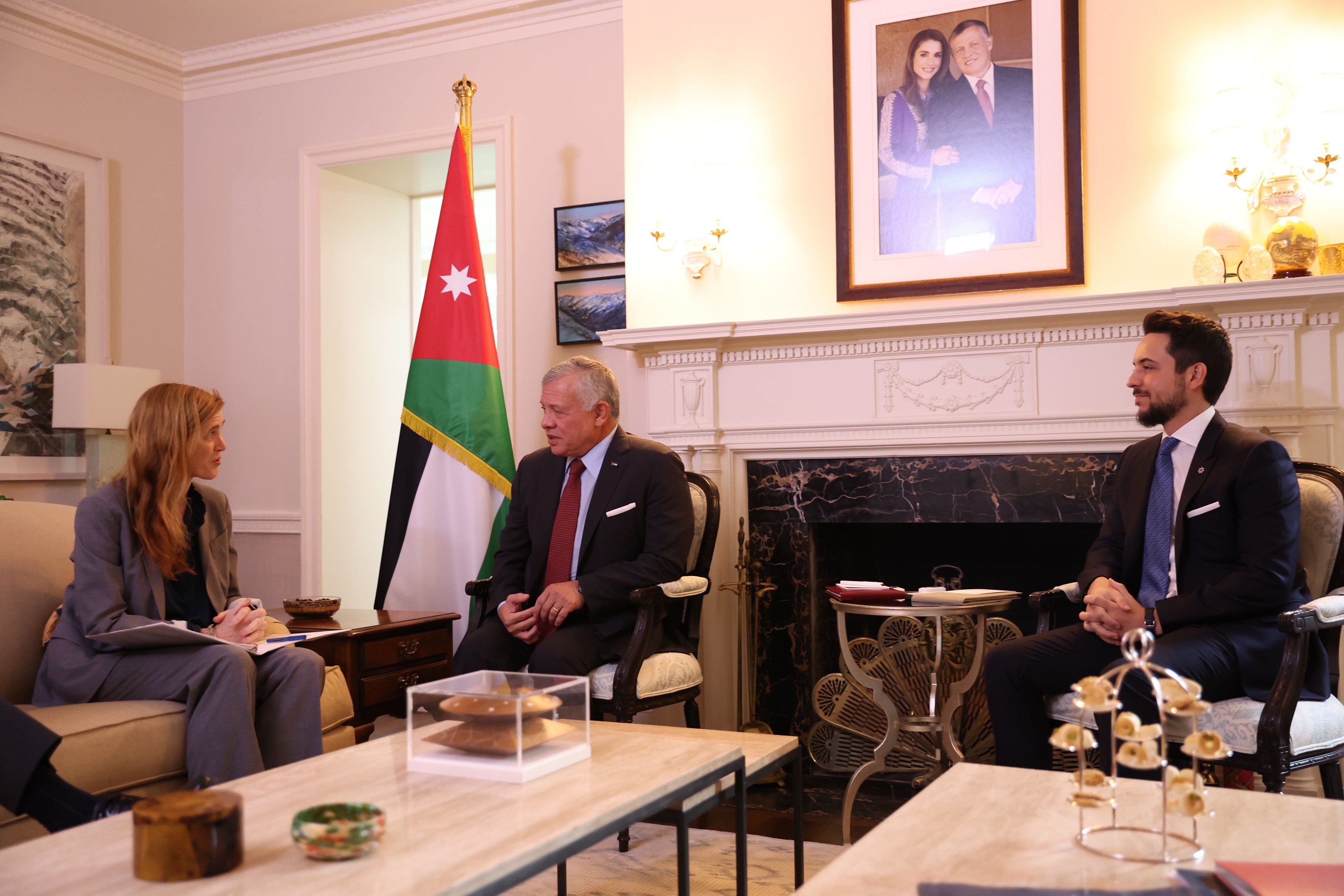 جلالة الملك يلتقي مديرة الوكالة الأمريكية للتنمية الدولية