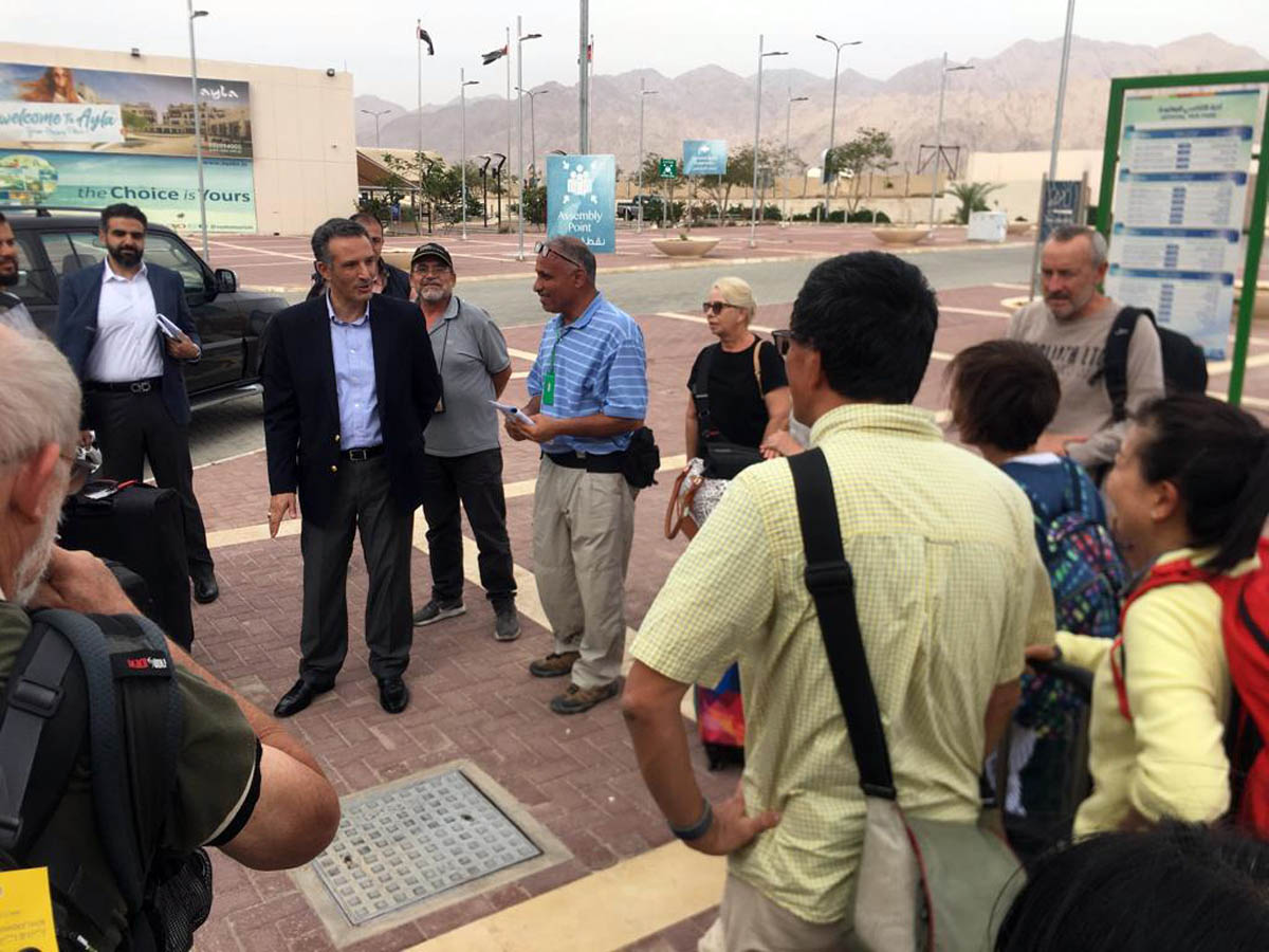 الفايز يتفقد إجراءات مطار الملك حسين الدولي بالعقبة